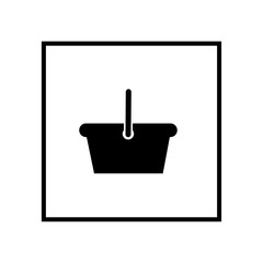 Shopping Basket icon. Vector Illustration