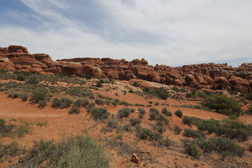 Mountain range in Grand canyon