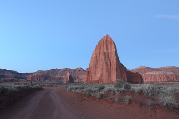 Road to Monument Valley in Arizona