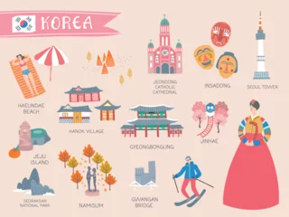 Fotobehang Korea travel collection © JoyImage