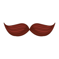 mexican mustache isolated icon vector illustration design