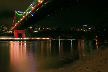 Iconic Story Bridge in Brisbane, Queensland, Australia.