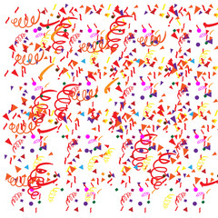 Confetti Background Template Party