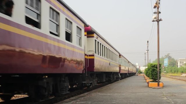 old train asian Thailand01