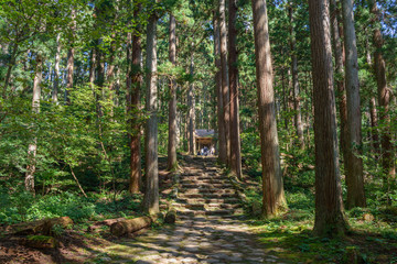 平泉寺白山神社　境内風景