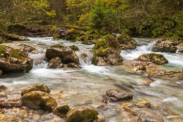 Hammersbach bei Grainau im Herbst