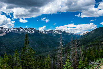 Summer in the Rocky Mountains. Rocky Mountain National Park, Colorado, United States