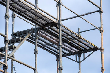 material wedge binding type scaffold
