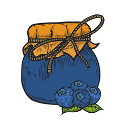 blueberry jam jar