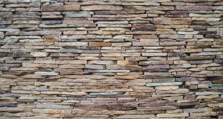 Stone and brick wall texture