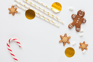 Christmas white background