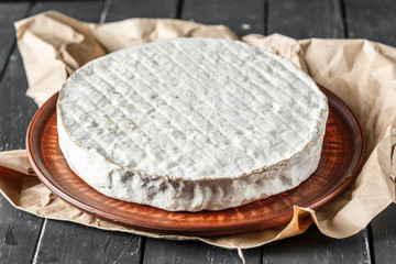 Cheese on the wooden table