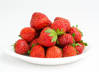 fresh ripe strawberries