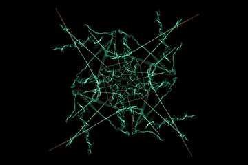 Colorful dark abstract background.