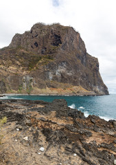 Fototapeta na wymiar Porto da Cruz on the north coast of Madeira , Portugal