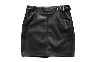 Leather skirt isolated