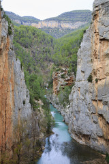 A canyon in the national reserve in Valencia