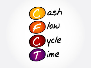 CFCT – Cash Flow Cycle Time acronym, business concept background