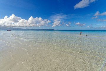 Obraz premium beautiful white beach in boracay