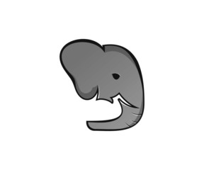 elephant logo vector