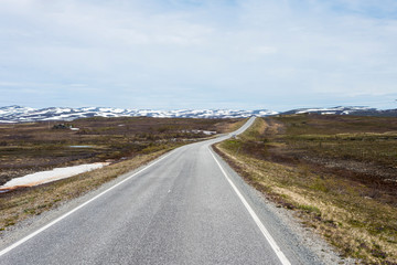 Route E69 in Finnmark, Northern Norway