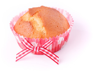 muffins on a white background
