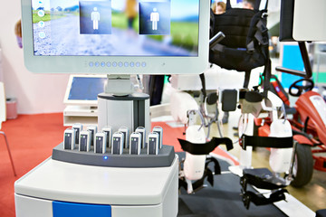 Computer control of rehabilitation robotic complex