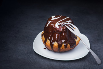 tasty chocolate cupcake