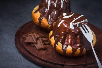 tasty chocolate cupcake