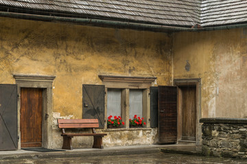 Little terrace in Orava castle