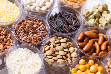 Collection of agricultural seeds