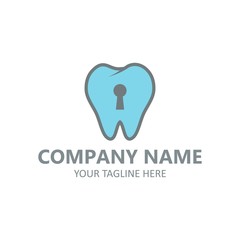 Dental care logo and icons vector creative concept design on background white