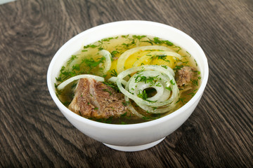 Caucasian meat soup - Hashlama