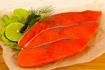 Salted salmon