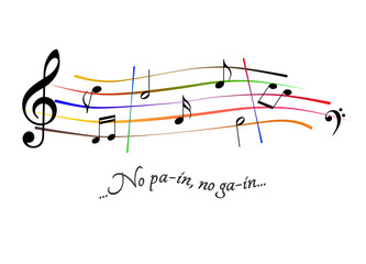 Musical score No pain no gain