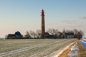 Lighthouse of Flügge, Fehmarn, Germany