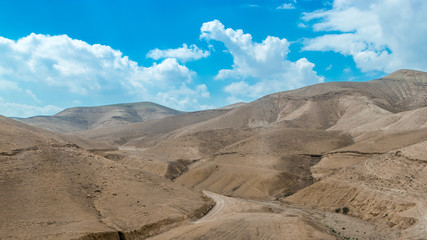 Desert hills near Dead sea