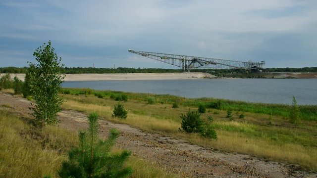 Förderbrücke F60 im Lausitzer Seenland