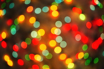 Blurred Christmas background.