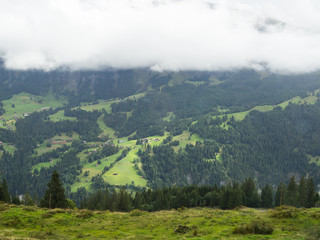 Obraz premium Mountains in Interlaken, Switzerland