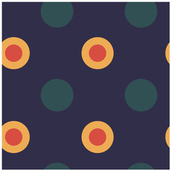Polka dots seamless pattern for web, textile and print. Original series