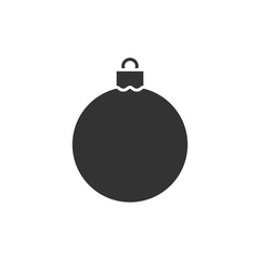 Christmas ball icon