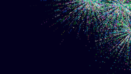 Holiday background. Confetti vector. Firework abstract backdrop. Celebration, festival, winning or carnival concept. Colorful illustration for web design, creative projects or printed products. © ADELART
