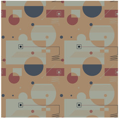 Abstract geometric seamless pattern for web, textile and print.