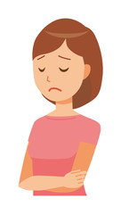 My mom wearing short sleeve clothes is depressed