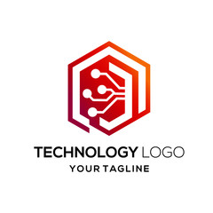 Technology Logo Stock Images