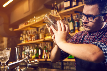 Evening at the bar