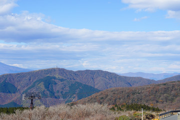 Mount Fuji from the high view.
