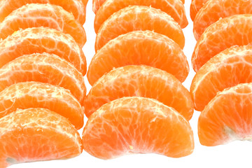 Fruit Mandarin orange  on white background ,