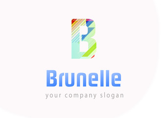 letter B logo Template for your company